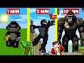 KING KONG Build Battle In Minecraft - NOOB VS PRO CHALLENGE - Maizen Mizen Mazien Parody