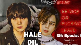 HALE DIL #yoonmin |Feat. (YOONMIN)🐱💜🐣 |Bollywood Mix|💜|Yoonmin|💜|BTS Edit | 💜 |Korean Mix| #bts