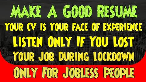 Jobless People Must Listen |Read Disclaimer statement in description of this YouTube video