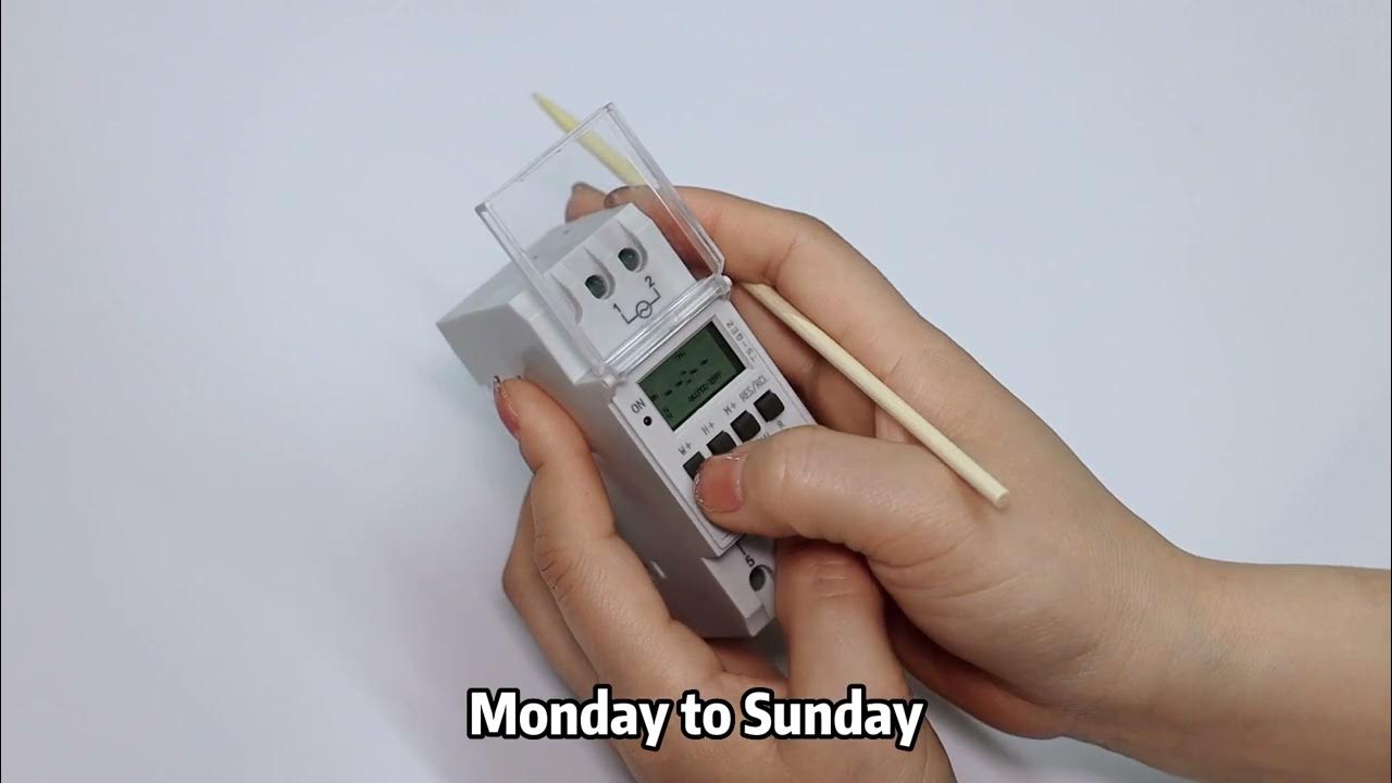 How to set a TSGE2 timer switch？ YouTube
