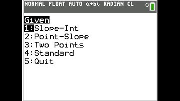 SAT MATH Program, Linear Equations Menu