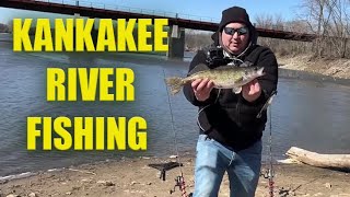 KANKAKEE RIVER FISHING - Ned Rig - Multi Species #illinoisfishing #riverfishing