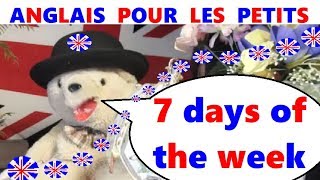 Anglais Facile Pour Les Petits Les Jours De La Semaine Youtube