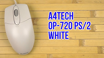 Распаковка A4Tech OP-720 PS/2 White