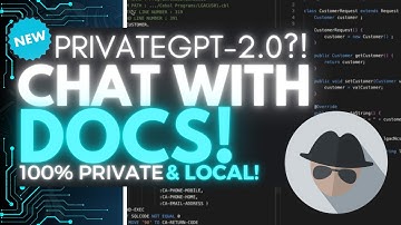 PrivateGPT 2.0 - Private & Fully Local Chat with Docs, PDF, TXT, HTML, PPTX, DOCX, and More!
