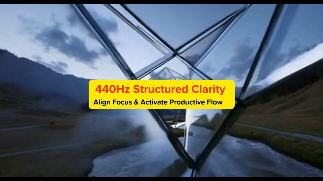 440Hz Structured Clarity | Align Focus & Activate Productive Flow