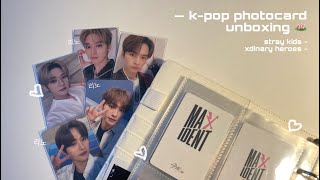 '✉️' распаковка k-pop фотокарт: много минхо; альбом xdinary heroes «hello,world»