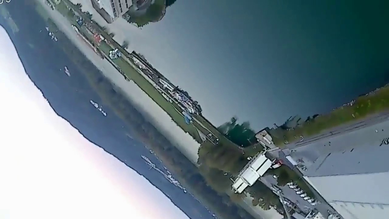 FPV Racer KISS RR210  FREESTYLE Hafen Becken Linz