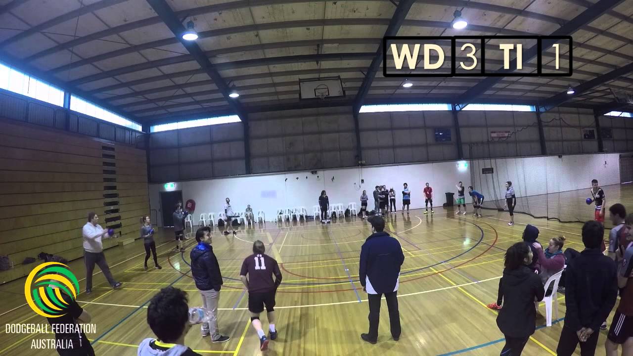 Dodgeball Federation Australia July Championships WDGAF vs. Titans