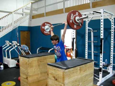 14 Year Old Matthew Hinson Jerk 88kg @ 58kg