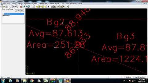 Contour - calculate Volume bet Two Layer (Survey Data)