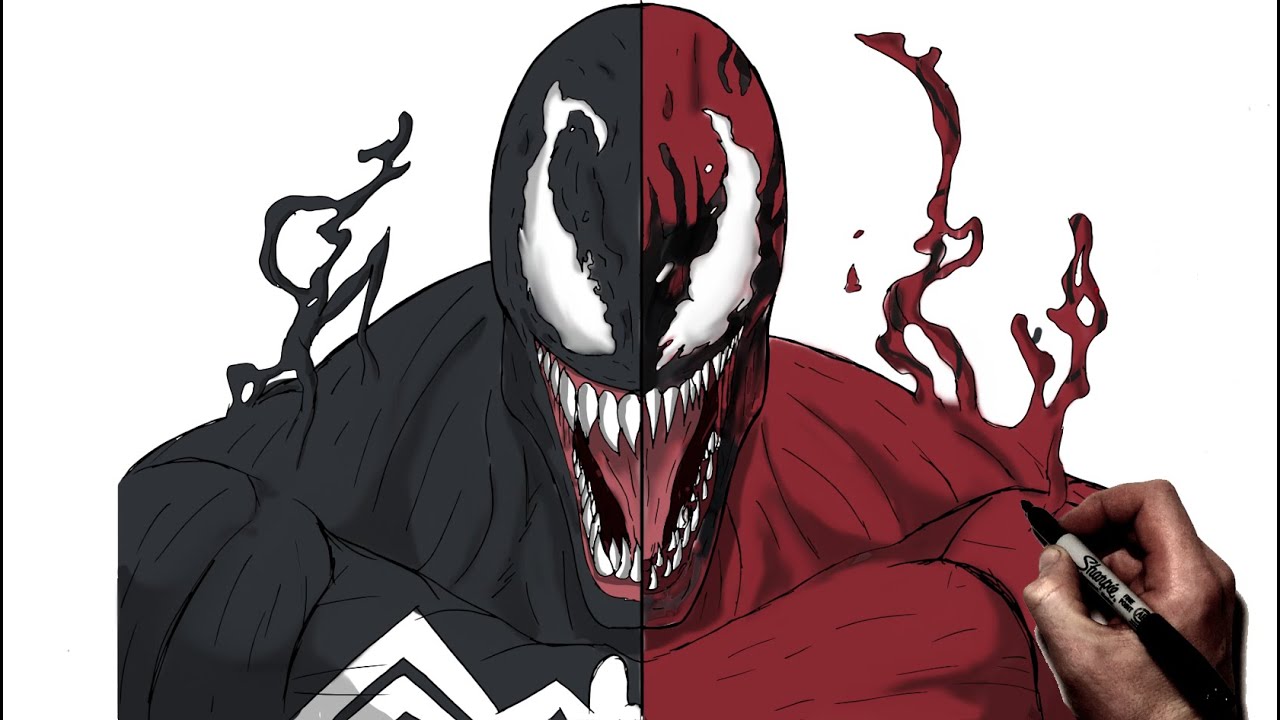 VENOM VS CARNAGE DRAWING  JayCarts by Jaycarts on DeviantArt