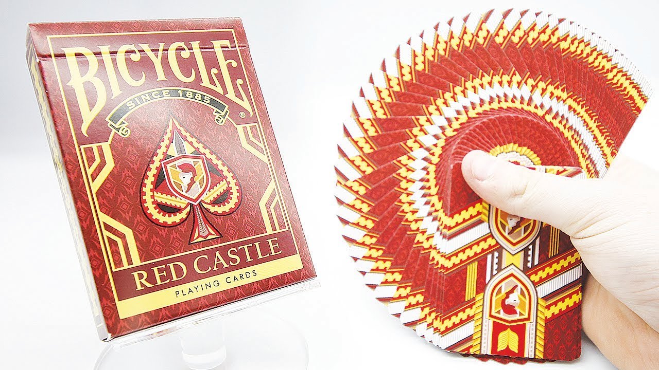 Bicycle Red Castle Playing Cards - YouTube