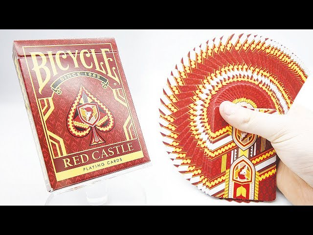 Bicycle Red Castle Playing Cards - YouTube