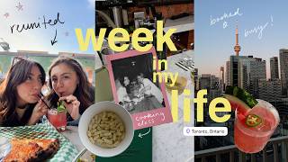 Week in my life LIVING IN THE CITY in my 30s! Cooking class, reunions & nights out!