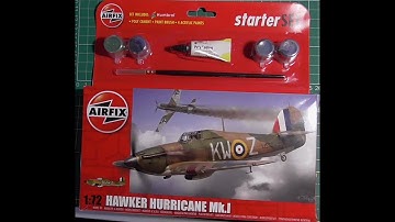 Airfix 1/72nd scale Hawker Hurricane part 3 (Painting and Decals)