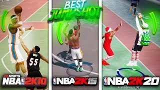 Using the BEST JUMPSHOT from EVERY 2K EVER in NBA 2K20! BEST JUMPSHOT NBA 2K20!