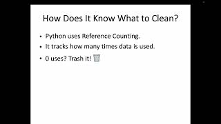 Garbage Collection in Python Programming Language