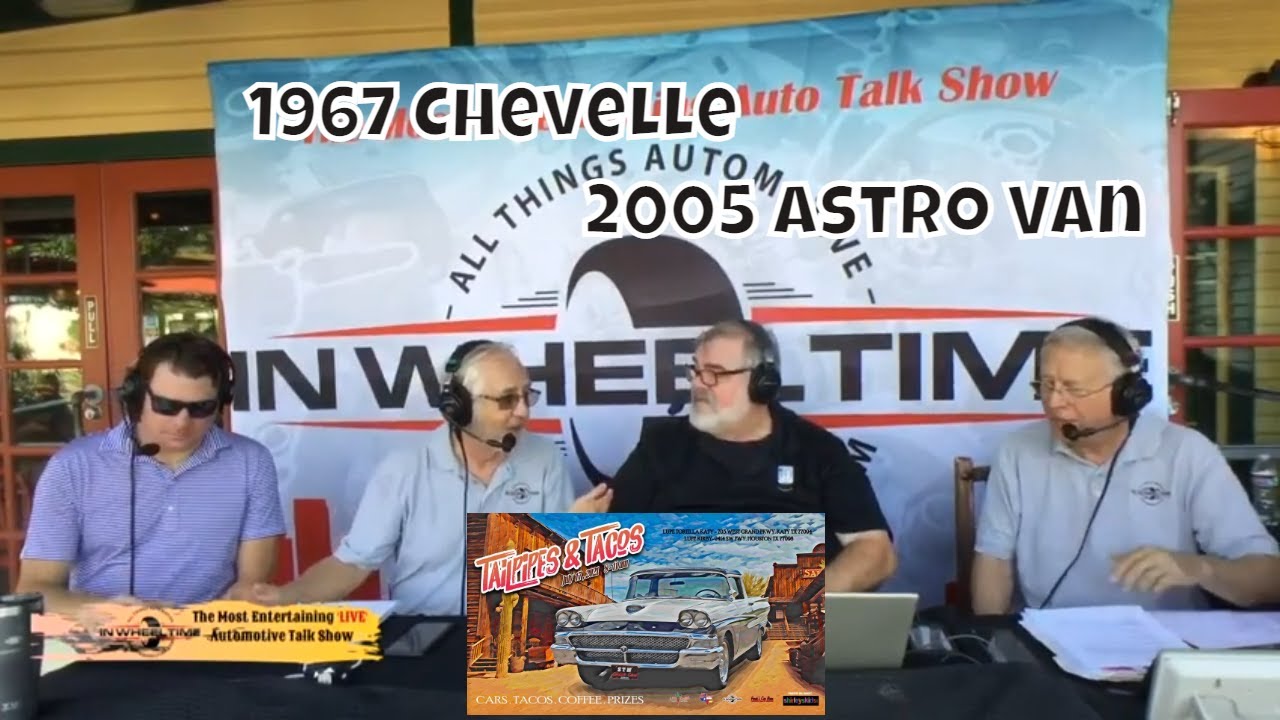 Blown Big Block Black '67 Chevelle and there is an Astro Van in the Pre-owned Showroom!