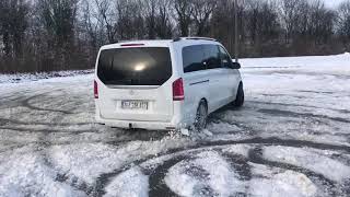 Mercedes V-Klasse 250d 4MATIC drift Mode (Snow)