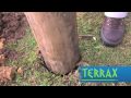 TERRAX - How to dig and compact post holes.