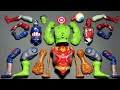 AVENGERS TOYS MARVEL'S CAPTAIN AMERICA, SPIDER-MAN, SIRENHEAD, HULK SUPERHERO TOYS UNBOXING VIDEO 