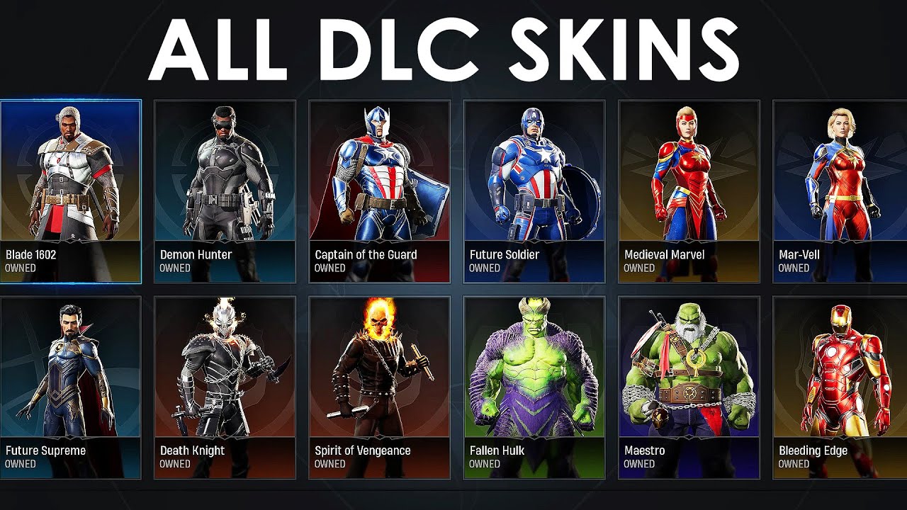 All Marvel's Midnight Suns characters available