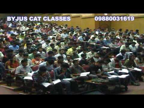 No 1 CAT Trainer in India Byju Raveendran coaching 1200+ students at a time in Bangalore.