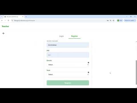 Teacher   Register & Login to Telangana CodeMitra