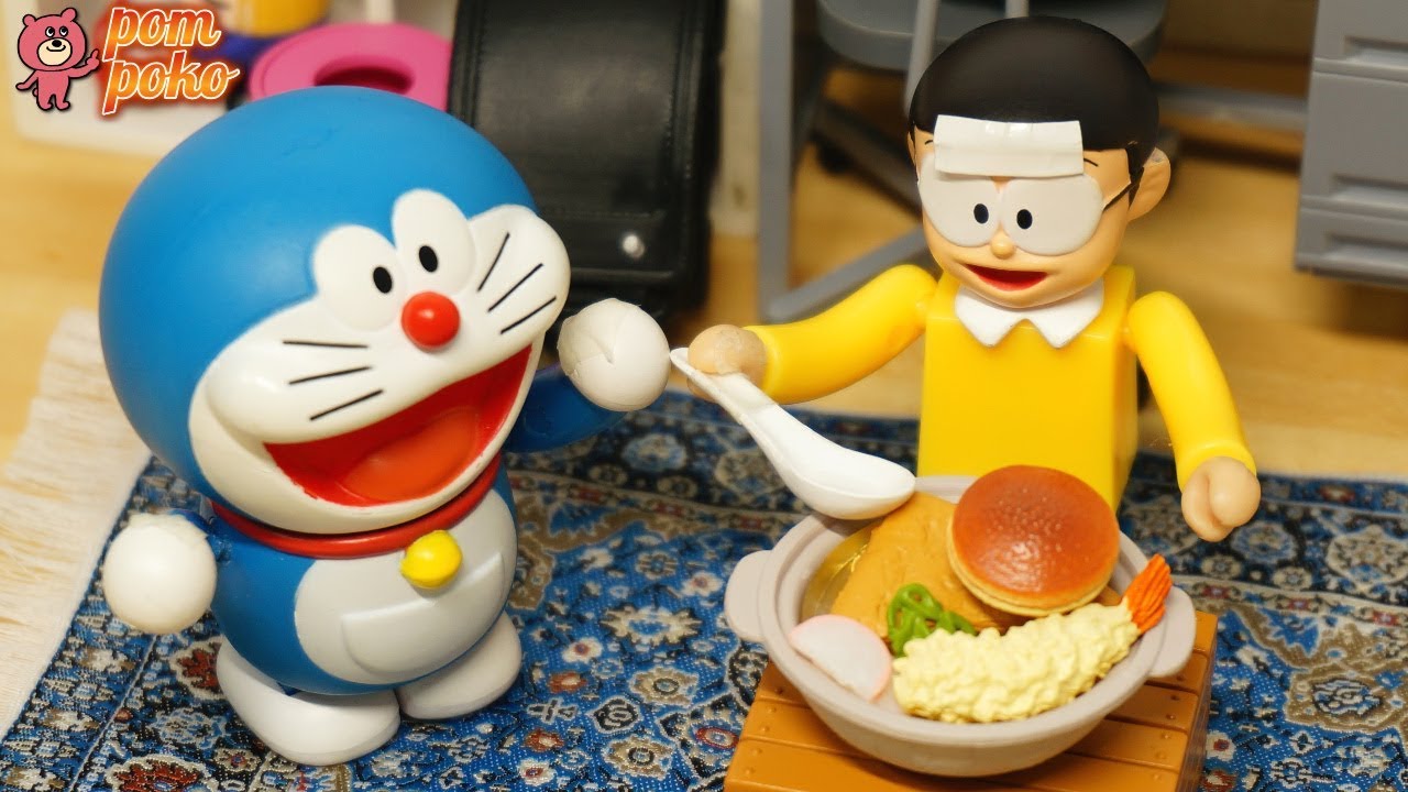 のび太くんの風邪にドラえもん特製うどん Doraemon Special Udon Youtube