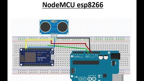 Ultrasonic Sensor (HC-SR04) with NodeMCU esp8266