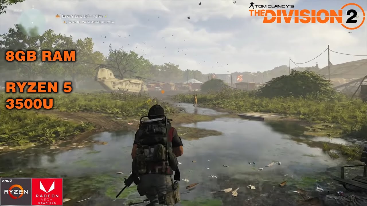 THE DIVISION 2 | RYZEN 5 3500U | 8GB RAM | VEGA 8 | BENCHMARK