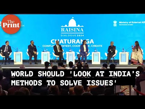 World should look at India’s methods to solve issues: EAM Jaishankar at Raisina Dialogue