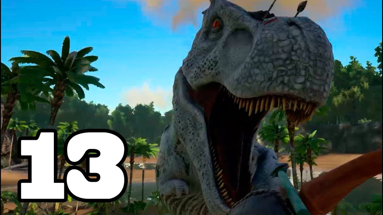 playstation 3 BATALLA VS T-REX!! ARK: Survival Evolved #13
