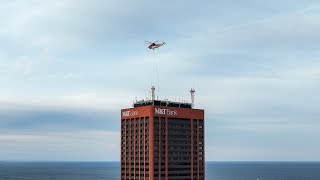 Seneca One Helicopter Lift - Tallest Building in Buffalo Upgrade!