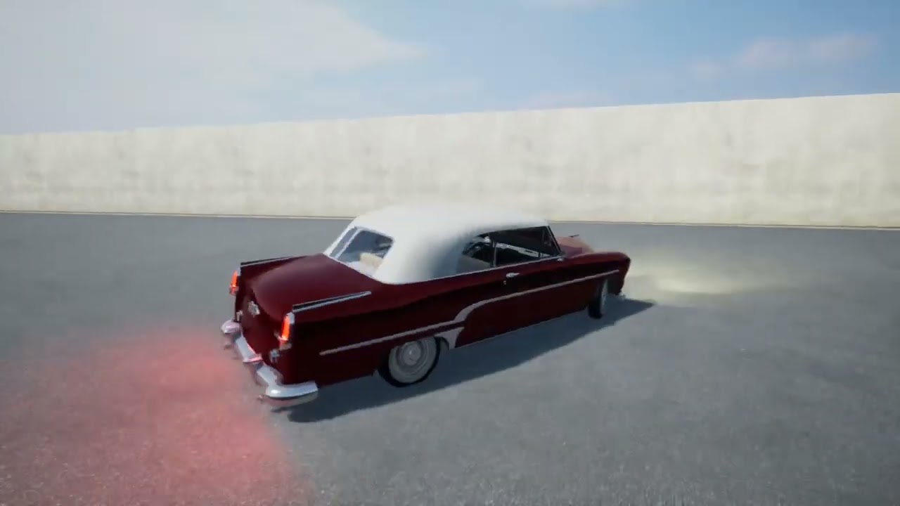 Drivable retro car "Vindemia"