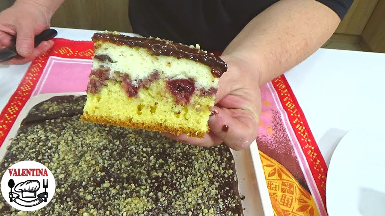 Kako se ovog načina nisam ranije setila!🔊 Ovo je najukusniji i nasočniji KOLAČ OD VIŠANJA NA SVETU❗❗