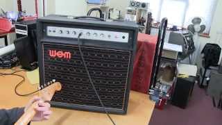 WEM Dominator Mk3 (1977) Service and Circuit description. Sound test.