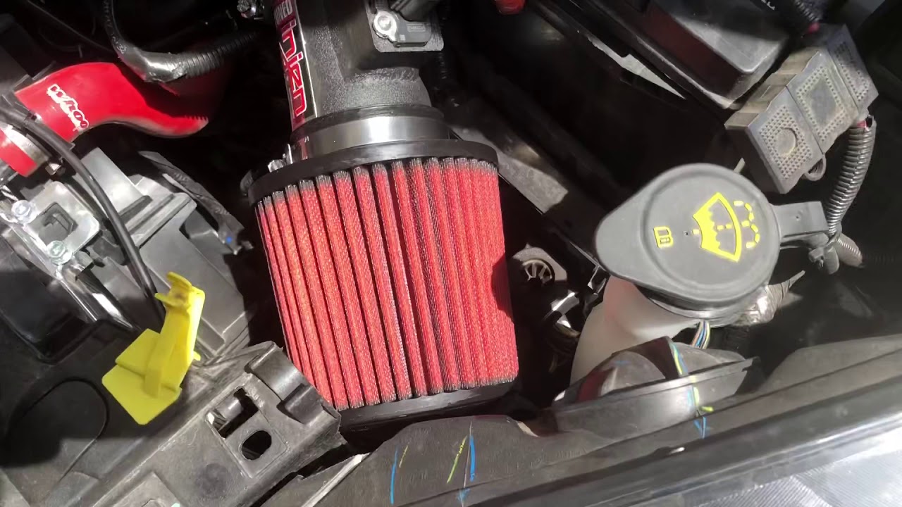 Fiesta ST Injen Intake Filter Modification