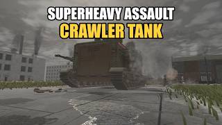 Superheavy assault crawler brings troops to the main battle