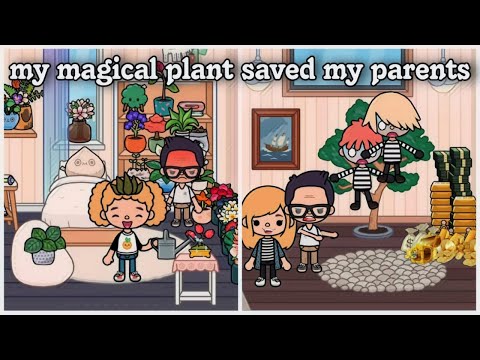 my magical plants saved my mom and dad 😱🔥sad story | tocaboca | toca life story | toca life world