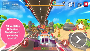 🅾️Starlit On Wheels, BB racing, Mega ramp3D, Walkthrough Android Gameplay