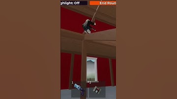 Beating a exploiter in mm2 aim trainer !! (Practicing only)