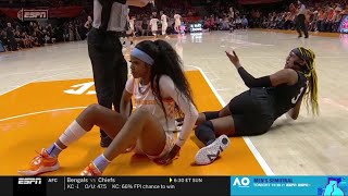 DOUBLE INTENTIONAL Fouls Called In HEATED Rivalry Game! | #5 UConn Huskies & Tennessee Lady Vols