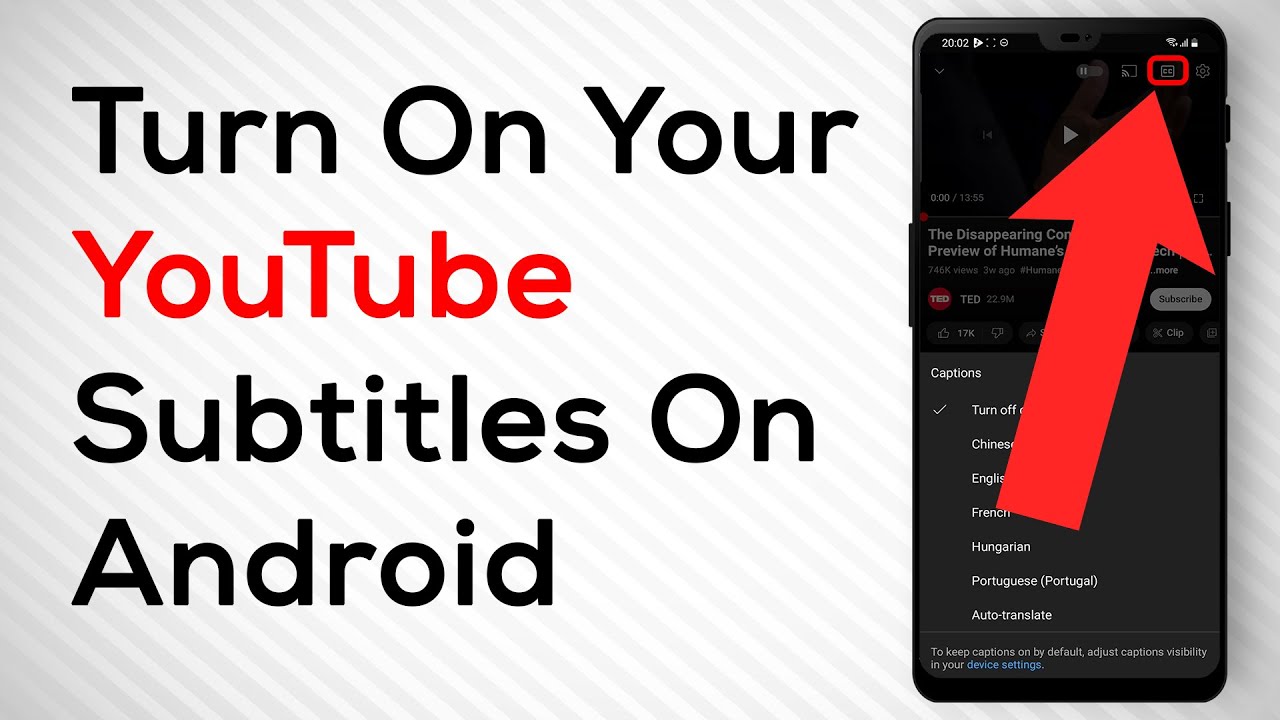 How to Turn on Subtitles on YouTube videos on Android - YouTube - How To Turn On Subtitles On Tubi