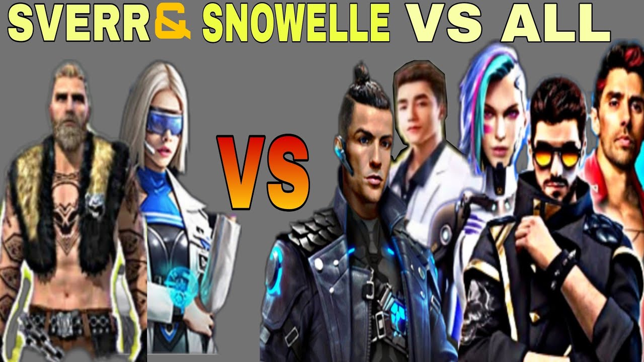 Snowelle Character Ability Test Free Fire | SVERR & SNOWELLE VS ALL ACTIVE CHARACTER