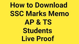 How to Download SSC Marks Memo For Andhra/Telangana State's 2021 screenshot 4