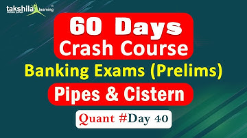 [Day 40] Pipes and Cistern: pipes and cisterns | quantitative aptitude (banking) Tricks