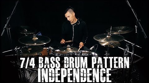 7/4 Bass Drum Pattern Independence - James Payne