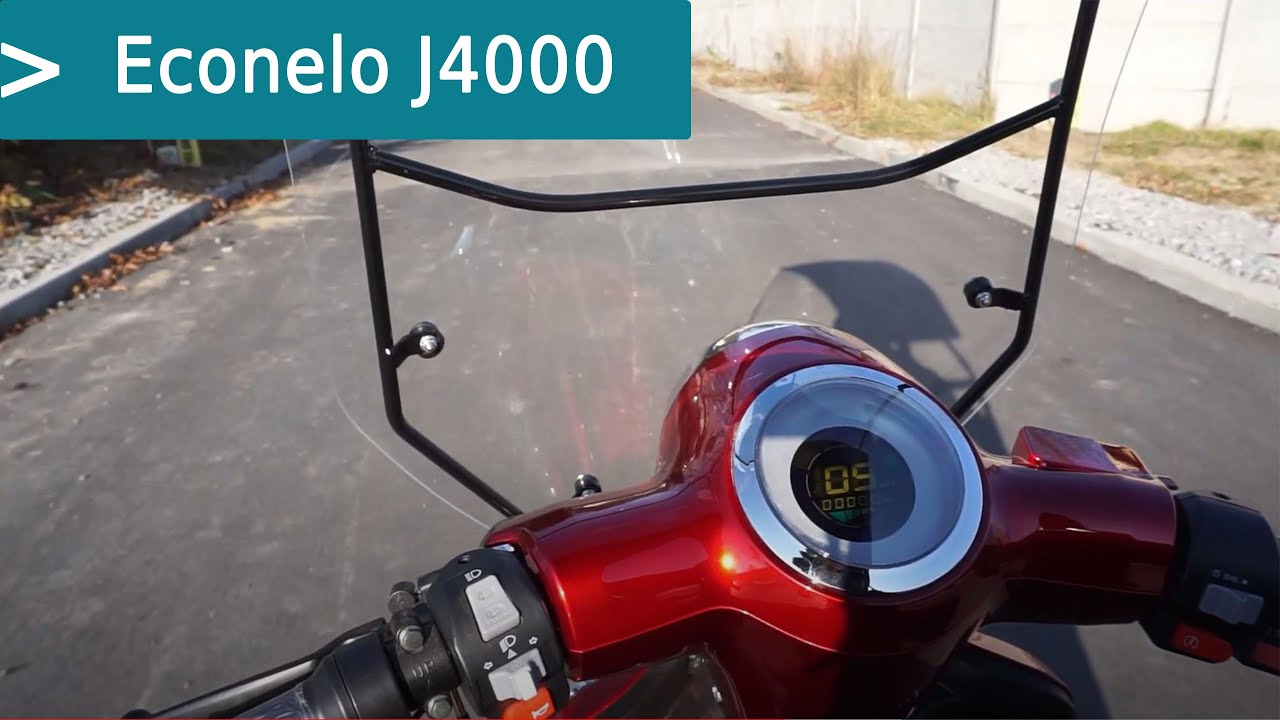 Prędkość zmiana biegów Econelo j4000 skuter elektryczny inwalidzki wózek